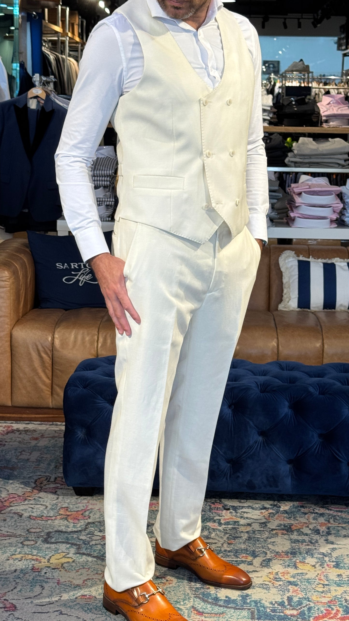 Ivory Elegance — A Sartorial Statement for the Modern Groom