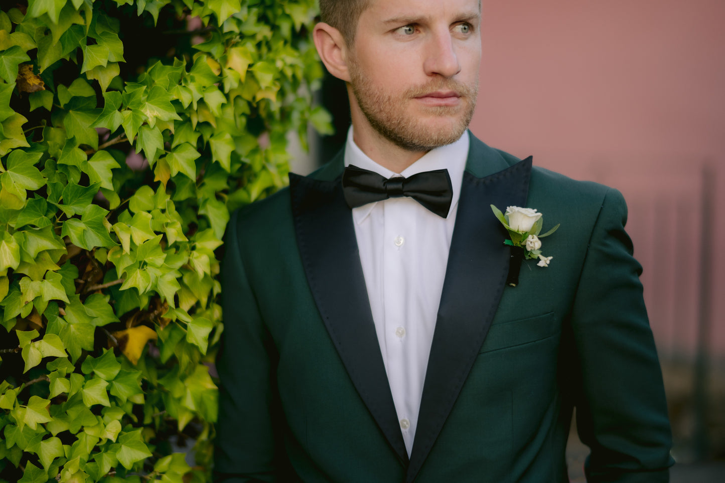 Hunter Green Peak Tux