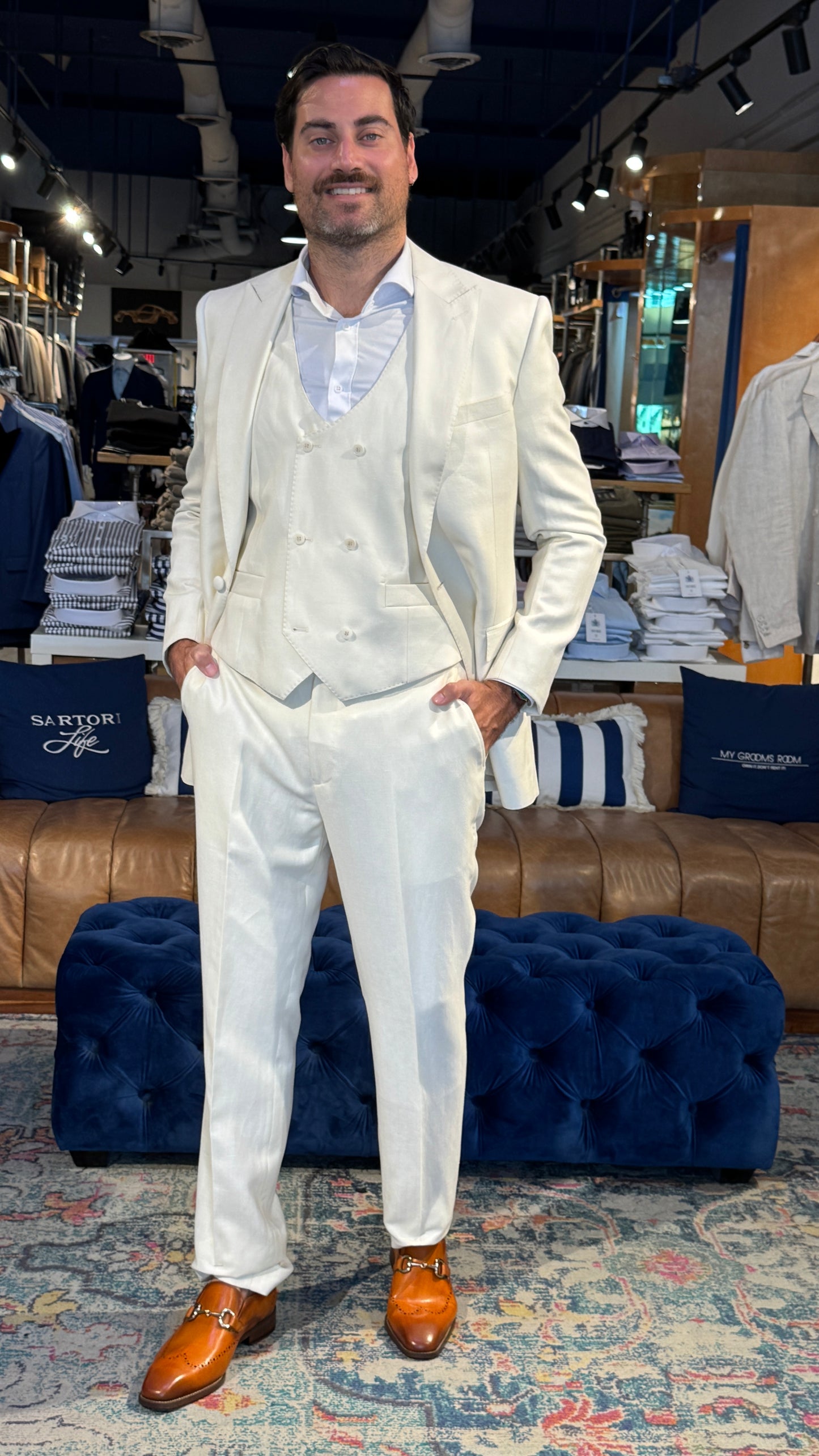 Ivory Elegance — A Sartorial Statement for the Modern Groom