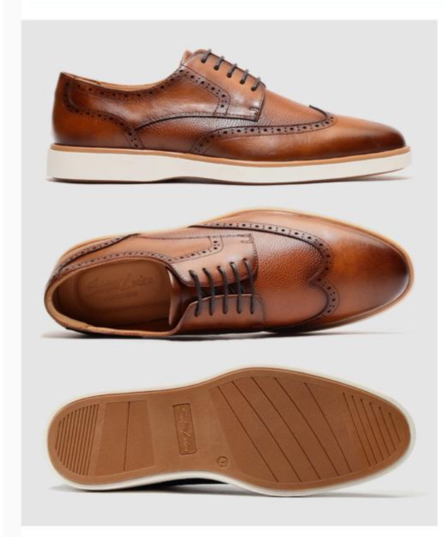 Groomsmen Brown Dress Shoe
