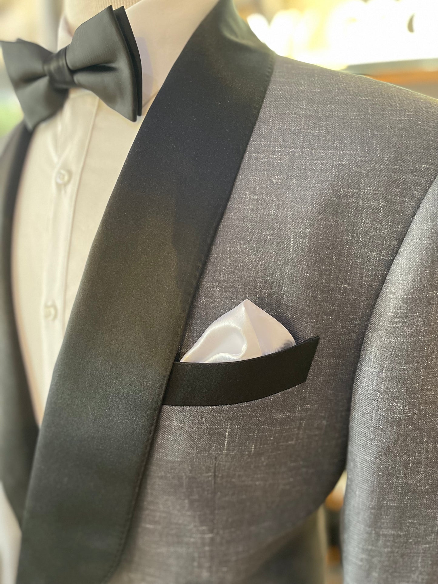 Charcoal Gray Tuxedo Jacket