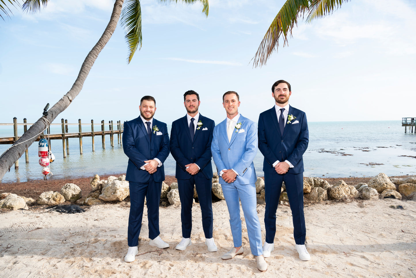 Blue Groomsmen Suit