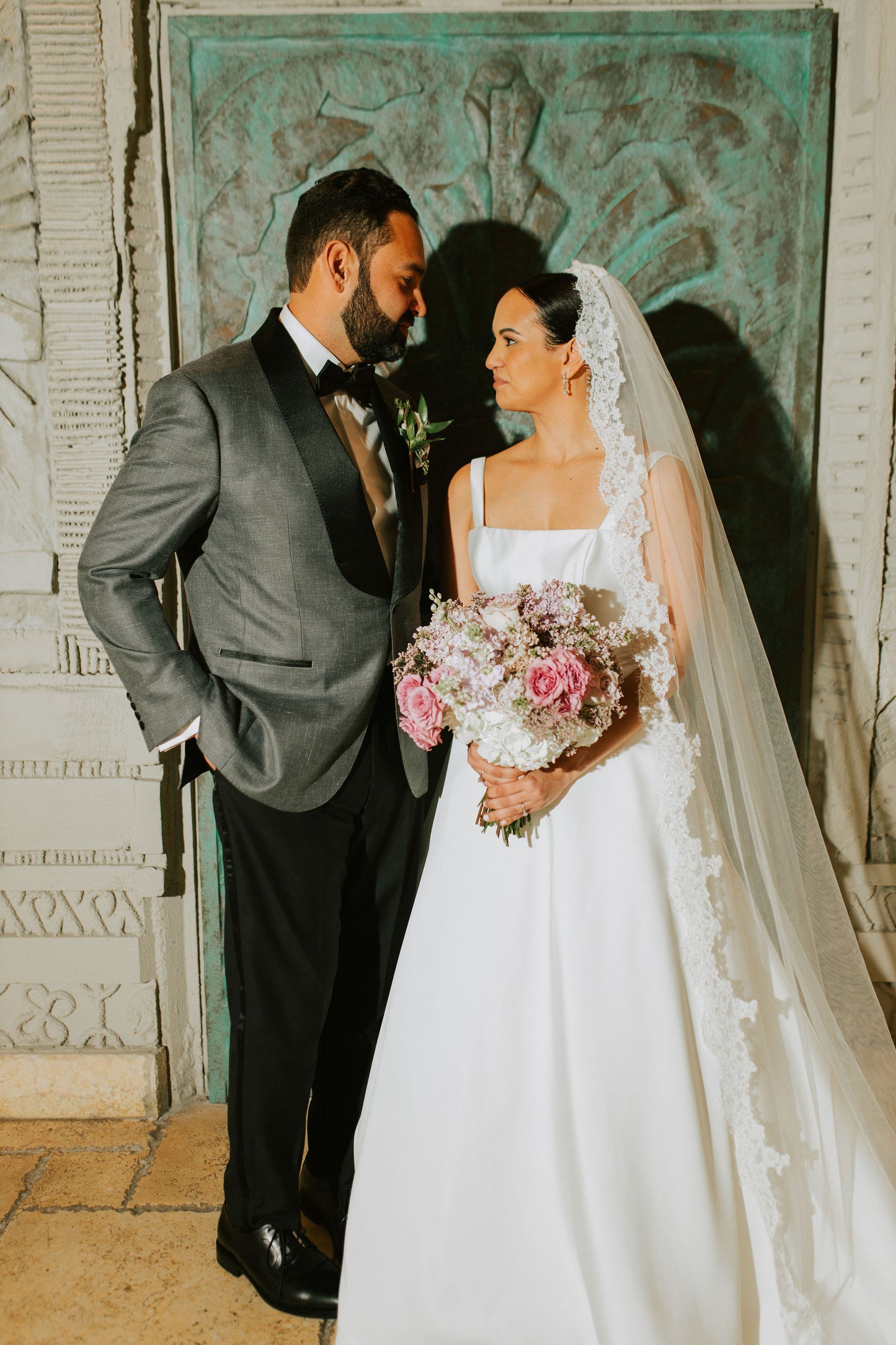 Charcoal Gray Tuxedo Jacket