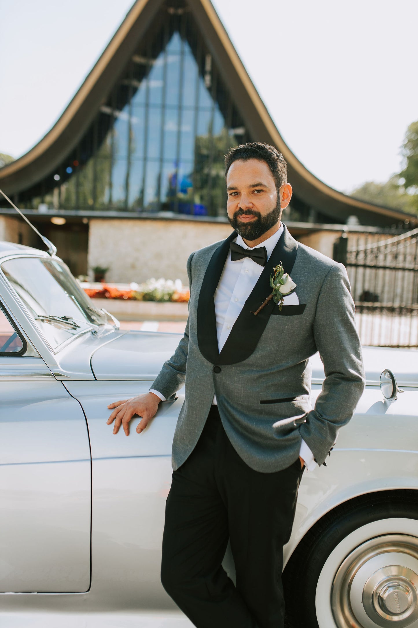Charcoal Gray Tuxedo Jacket