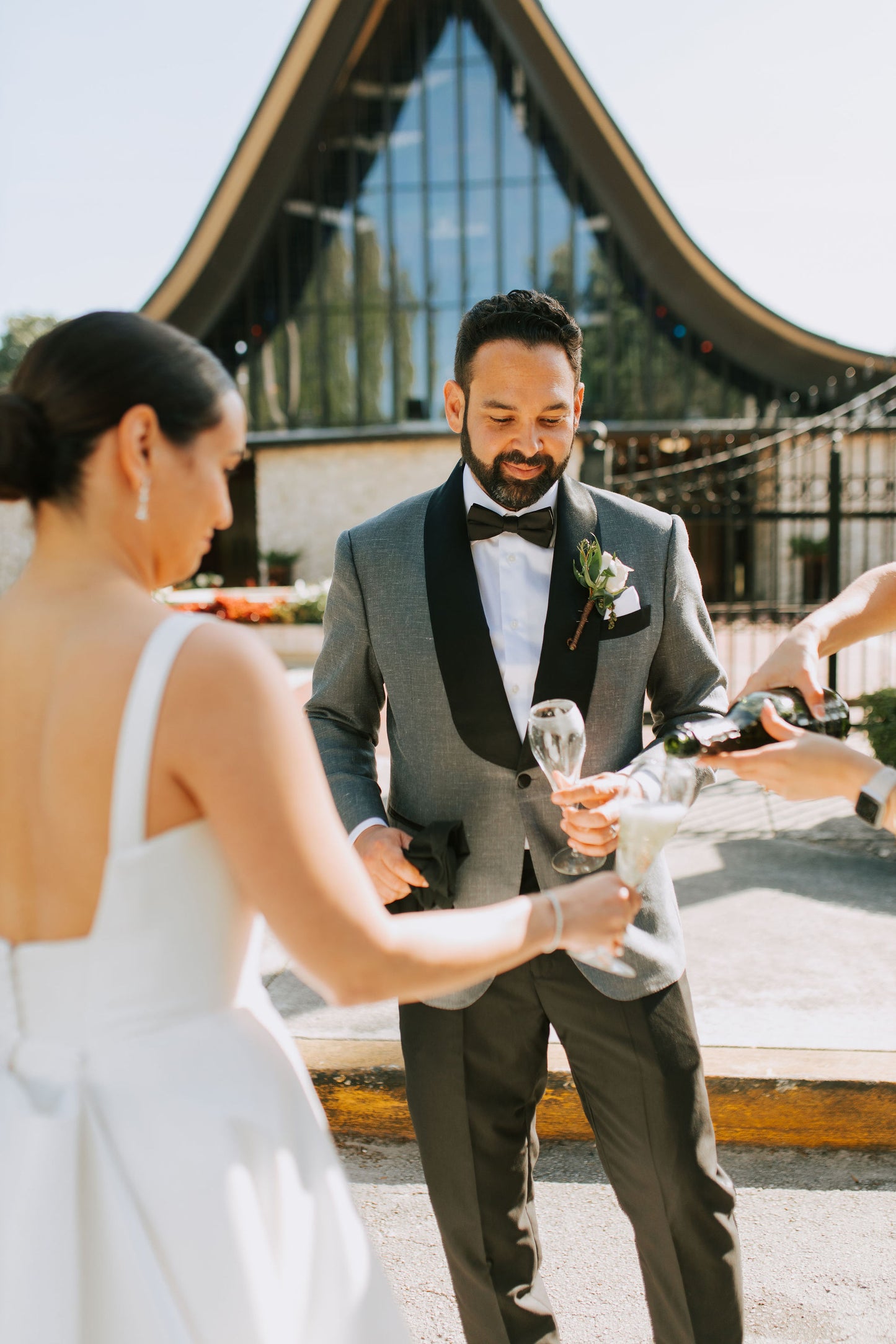 Charcoal Gray Tuxedo Jacket