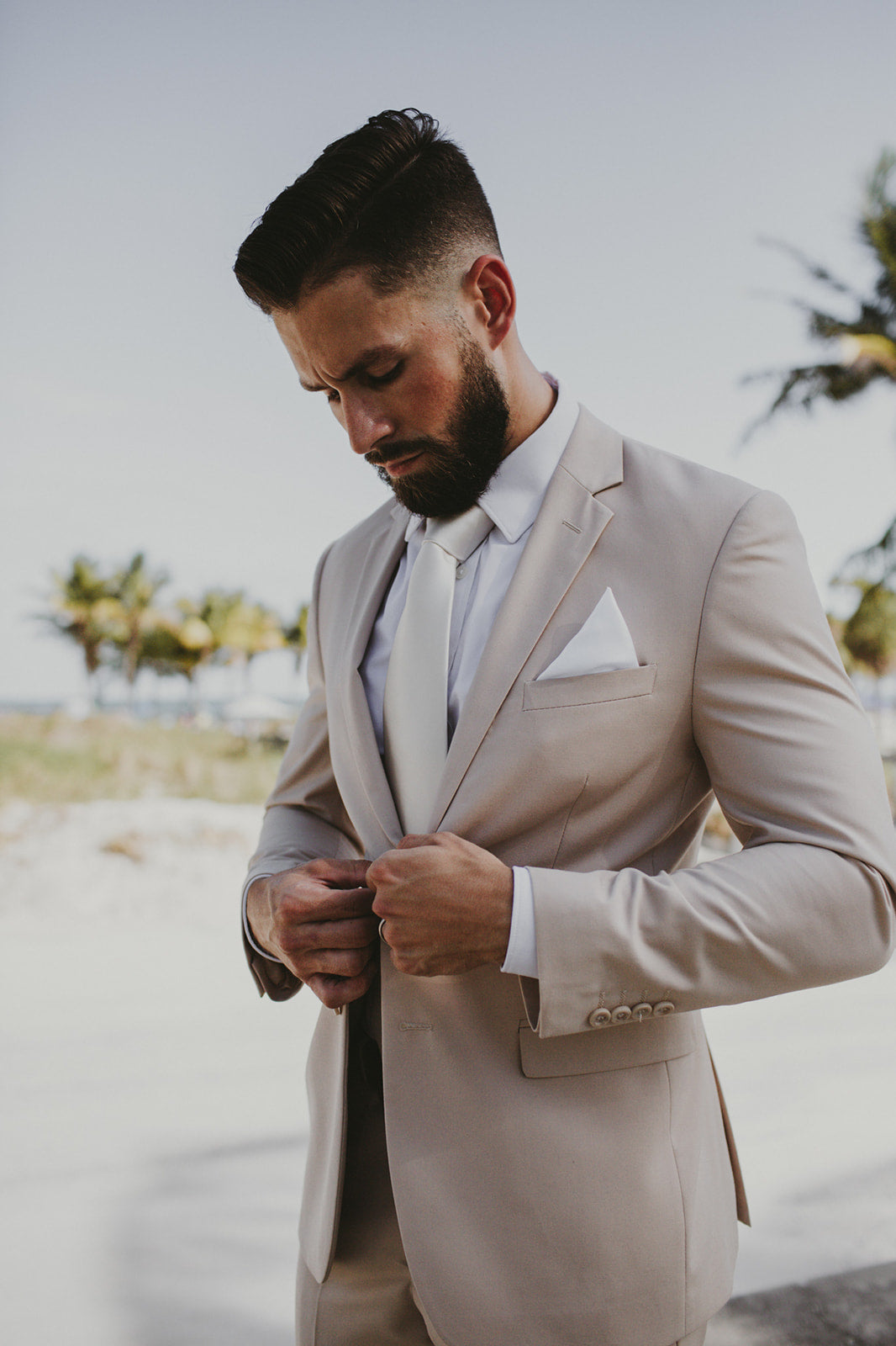 Sand Khaki Suit