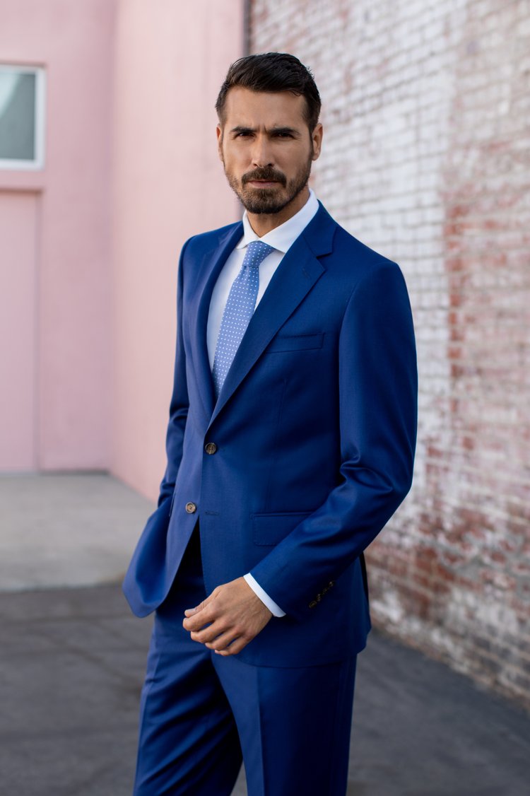 Italian Blue Suit – My Grooms Room