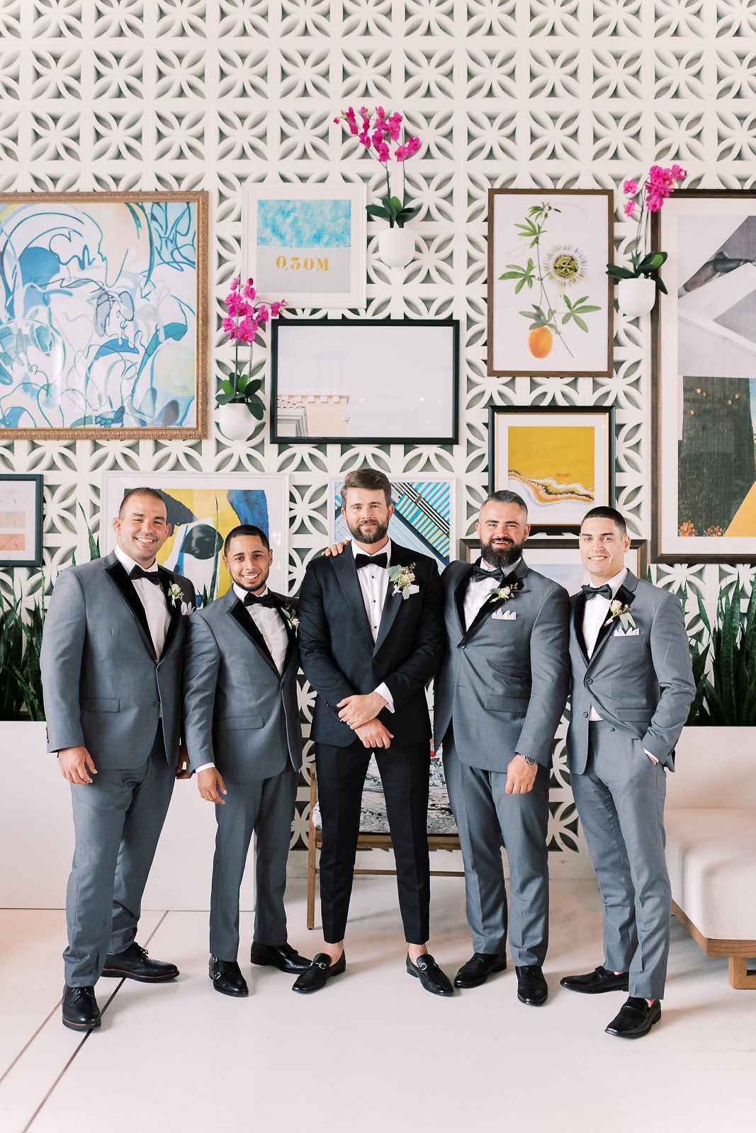 Textured Black Peak Tuxedo Jacket