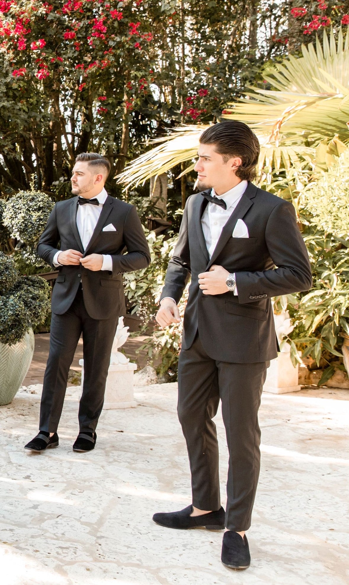 Black Groomsmen Suit