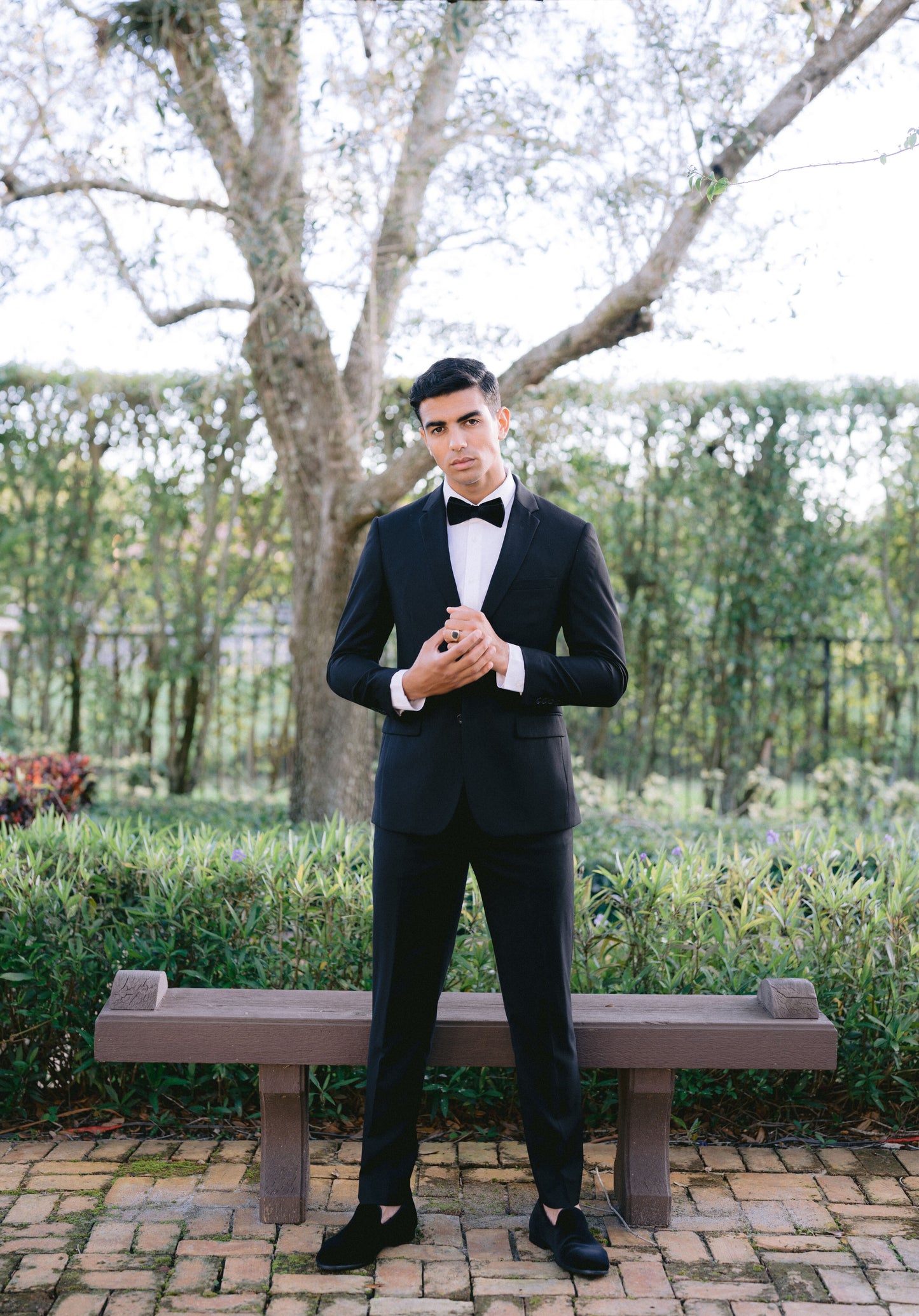 Black Groomsmen Suit