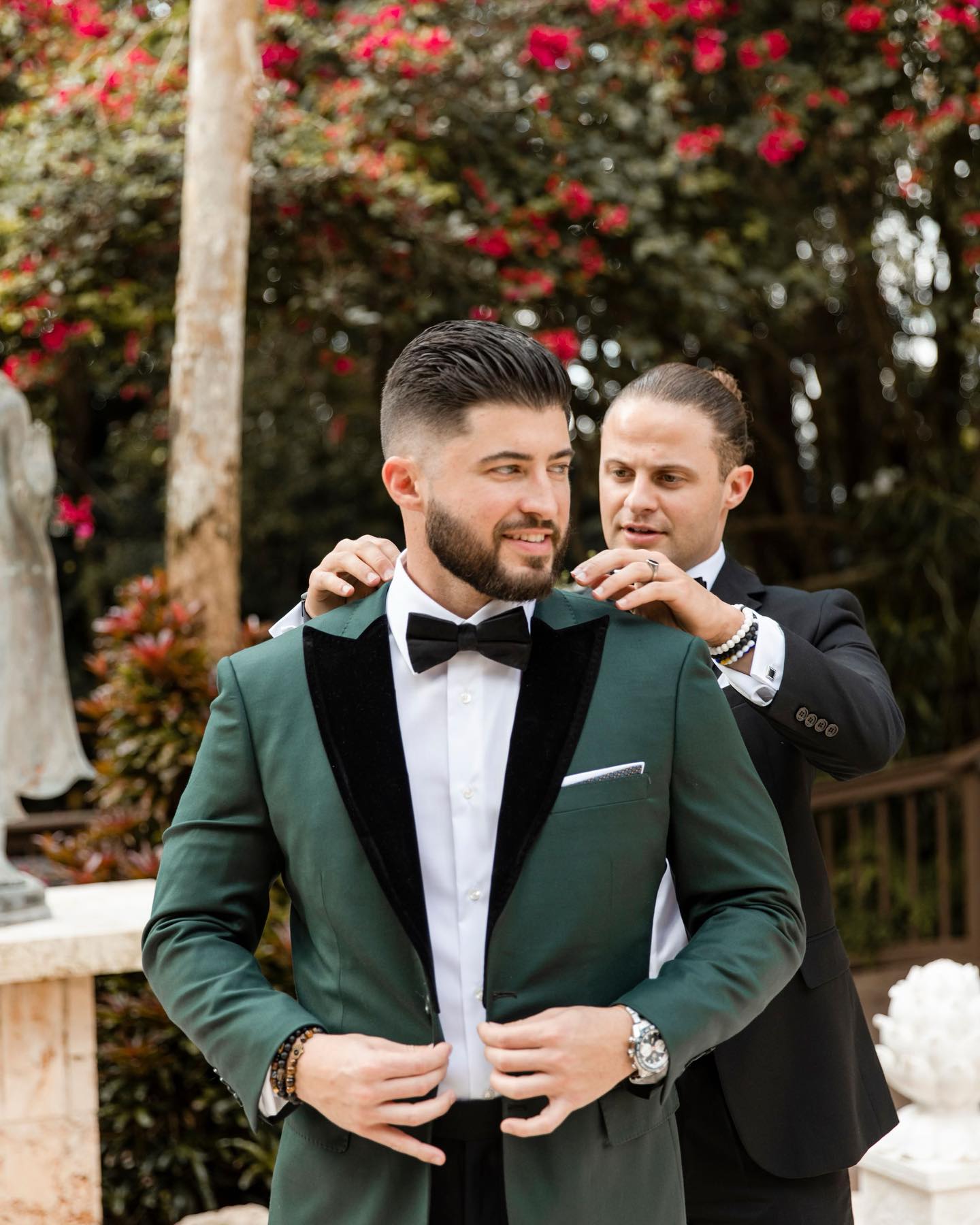 Hunter Green Peak Tux