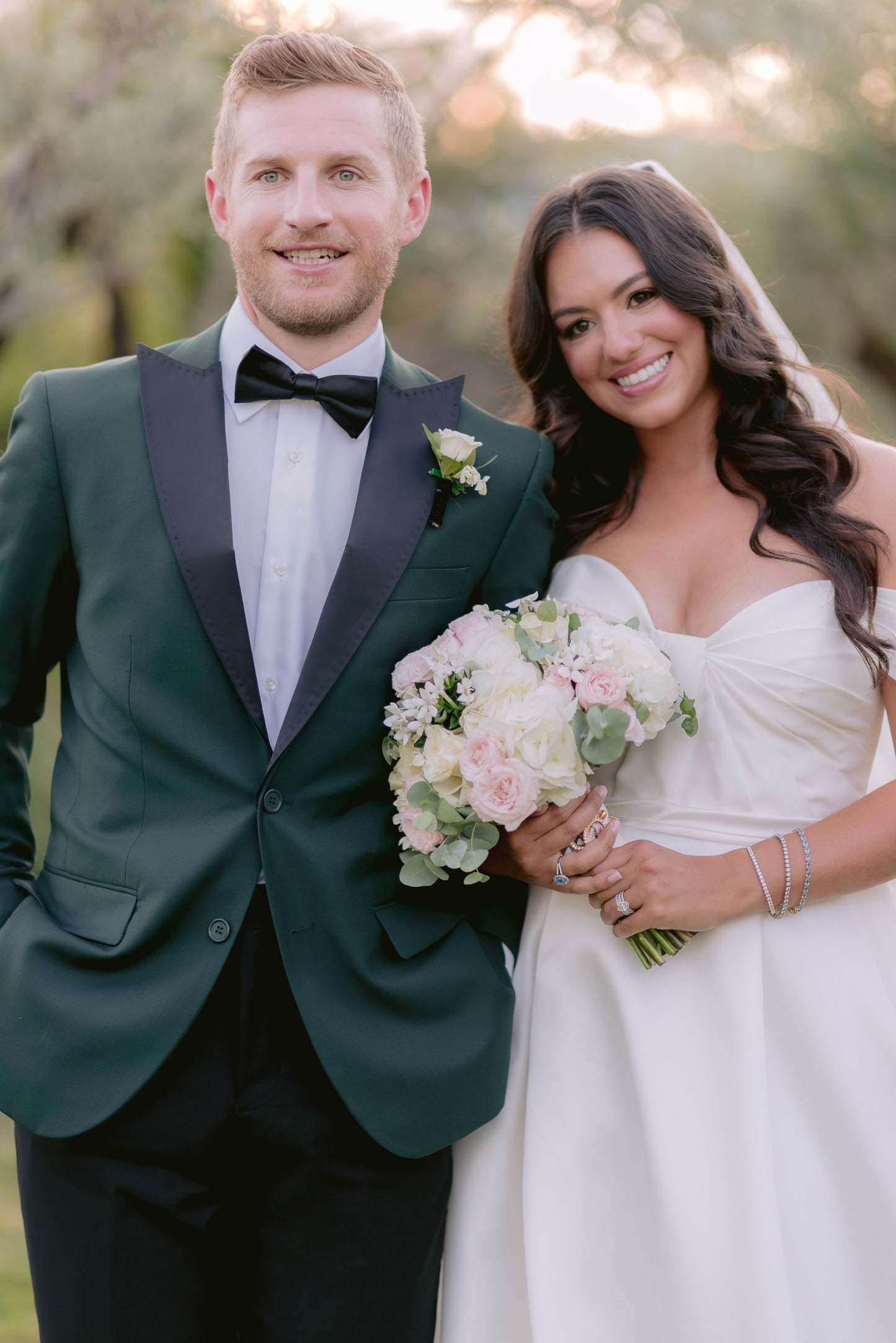 Hunter Green Peak Tux