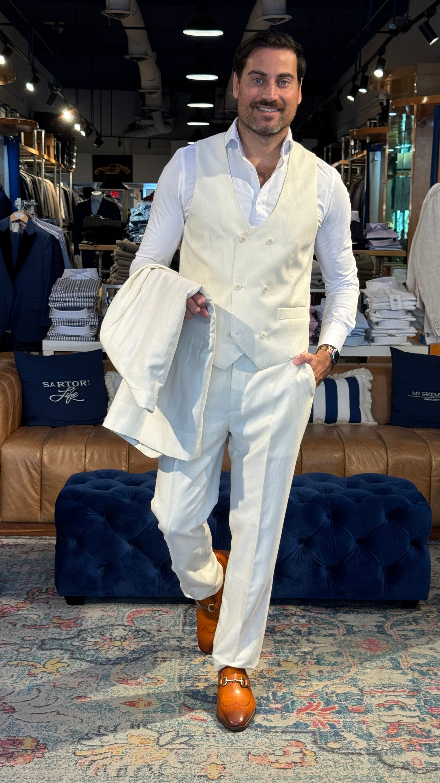 Ivory Elegance — A Sartorial Statement for the Modern Groom