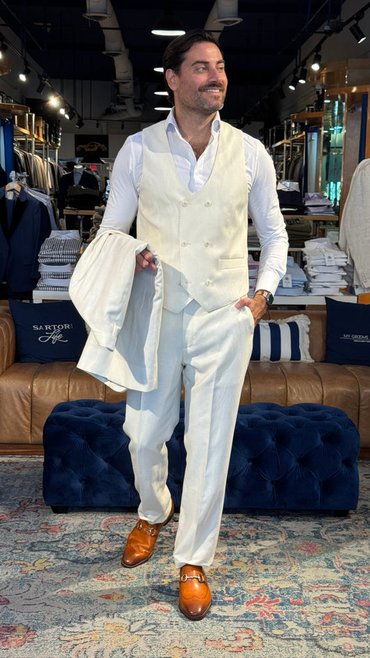 Ivory Elegance — A Sartorial Statement for the Modern Groom