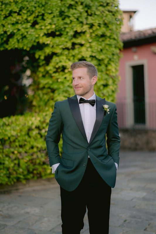 Hunter Green Peak Tux