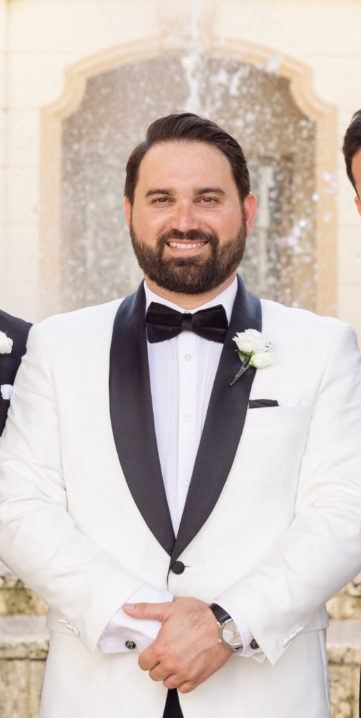 DINNER JACKET WITH BLACK LAPEL