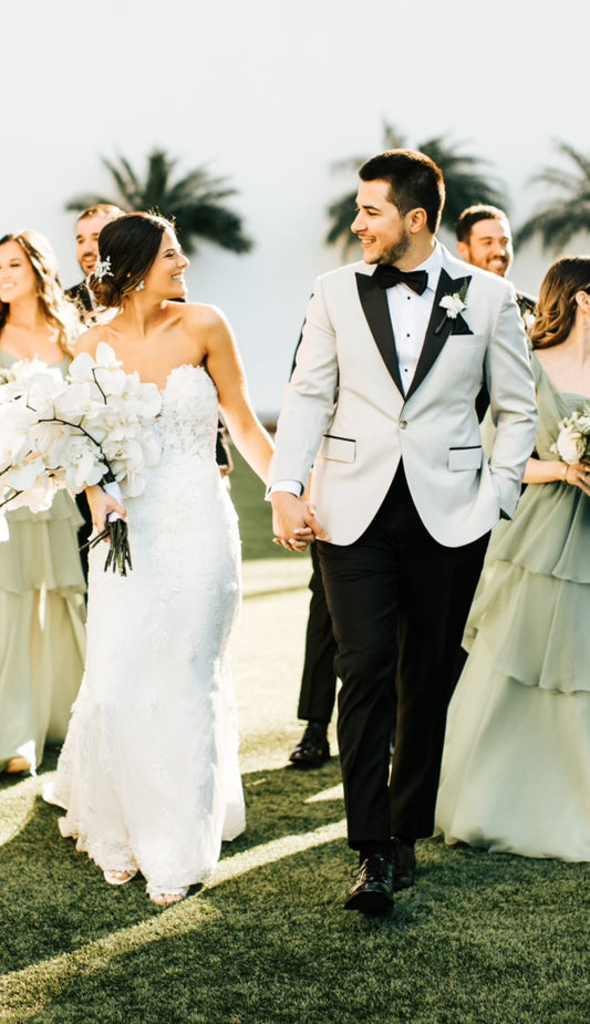 Silver Peak Lapel Tuxedo Jacket