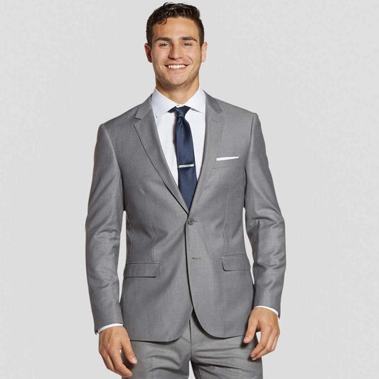 Medium Grey Groomsmen Wedding Suit