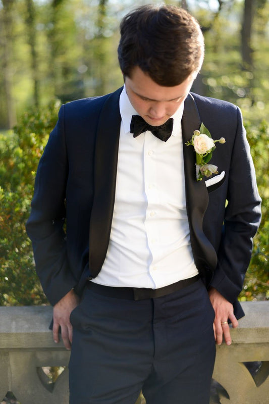 Lux Navy Shawl Tuxedo